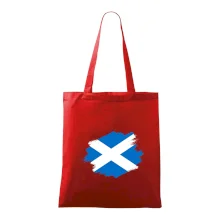 Škótska vlajka kreslená štetcom