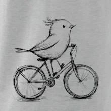 Vtáčik na bicykli