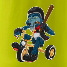 Vlk na trojkolke Vlk na trojkolke