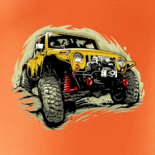 Žltý offroad s navijakom