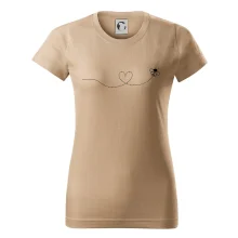 Dráha letu včely - srdce