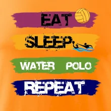 Eat sleep watter polo farebné