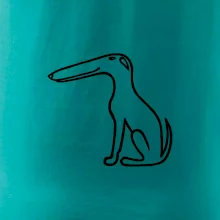 Barzoj obrys čierny