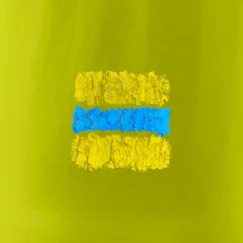 Turistická Cyklo značka - žlto modrá