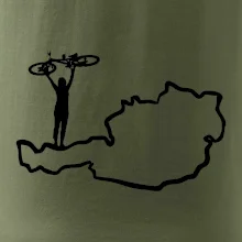 Cyklistka - Mapa Rakúska