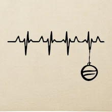 EKG Vianočná ozdoba