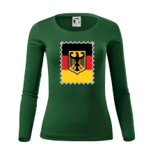 Nemecká známka - vlajka