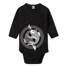 Yin & Yang ryby čiernobiele Yin & Yang ryby čiernobiele