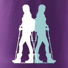 Nordic walking figúry - žena