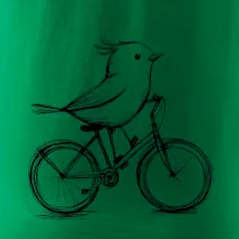 Vtáčik na bicykli