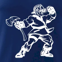 Hasič stojaci - nápis hasiči - Veľký nápis na chrbte