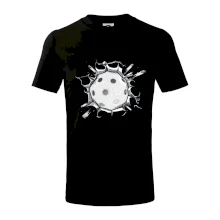 Florbal lopta v triku Florbal lopta v triku