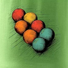 Petanque guľa kresba