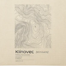 Klínovec - vrstevnice v obdĺžniku