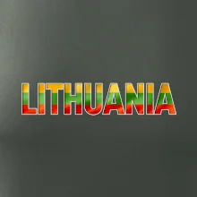 Lithuania - nápis vlajka Lithuania - nápis vlajka