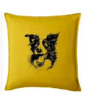 Čiernobiela karikatúra Border kólia