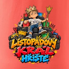 Listopadový král dětského hřiště na trůnu