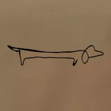 Jazvečík - kreslený