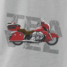 Cestovná motorka Amerika červená Cestovná motorka Amerika červená