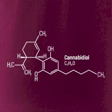 Molekulárna štruktúra CBD (Canabidiol)