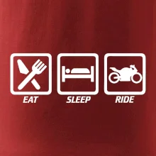 Eat sleep ride - cesta