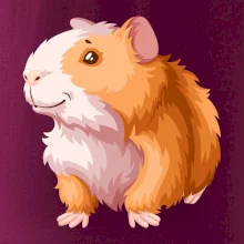 Morča - kreslené, bielo oranžové