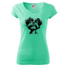 Čiernobiela karikatúra Ši-tzu