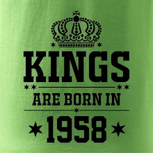 Kings are born in 1958