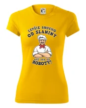 Lepšie brucho od slaniny ako hrb od roboty