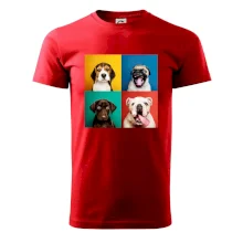 Psi šteňatá koláž