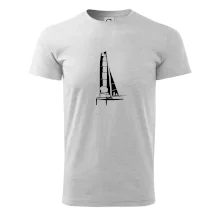 Katamarán z boku Katamarán z boku