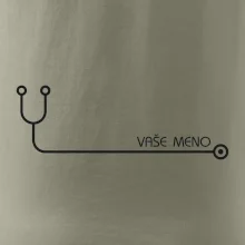 Doktor a sestrička - stetoskop s menom