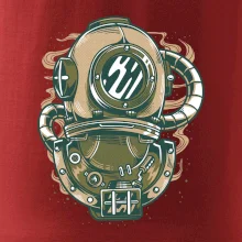 Starý potápačský skafander