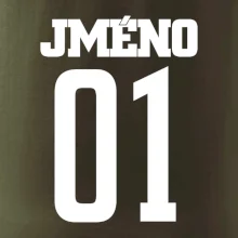 Florbalový dres - vlastné meno a číslo