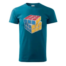 Rubikova kocka kreslená