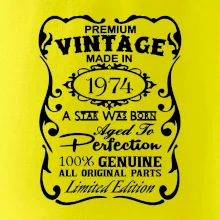 Vintage Etiketa - 1974