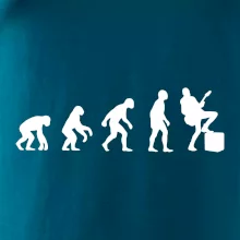 Evolúcia gitarista - noha na kombe Evolúcia gitarista - noha na kombe