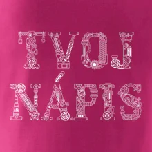 Steampunk vlastný nápis Steampunk vlastný nápis