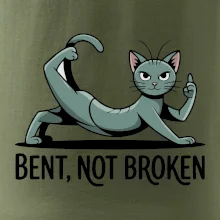 Bent, not broken zelená kočka
