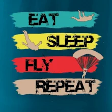 Eat Sleep Fly Repeat Paragliding