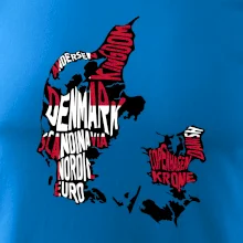 Mapy - názvy miest - Dánsko