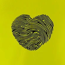 Odtlačok prsta srdce