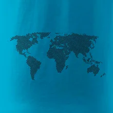 Mapa sveta odtlačok