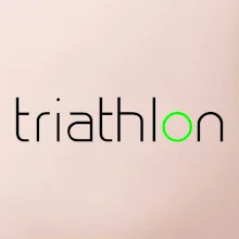 Triathlon nápis