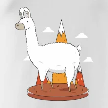 Alpaka kreslená Alpaka kreslená