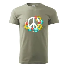 Peace symbol abstraktný