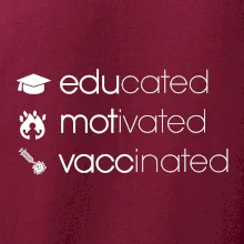Educated motivated vaccinated