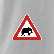 Dopravná značka - Pozor slon