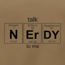 Talk nerdy - periodická tabuľka
