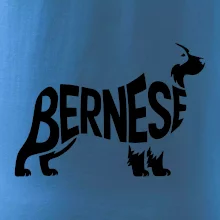 Bernese Mountain Dog nápis v tele
